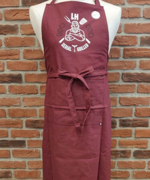 Tablier noir BBQ Havrais