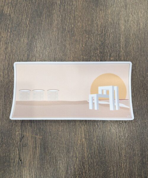 Sticker panoramique Le Havre version summer