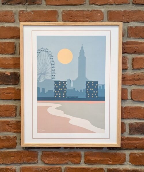 Affiche Le Havre sur mer 40x50