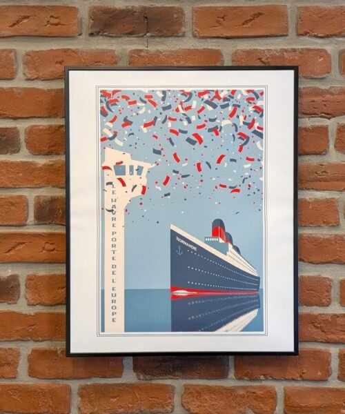 Affiche Le Normandie 40x50