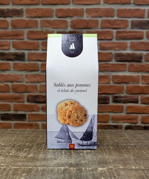 Sablés aux pommes et éclats de caramel
